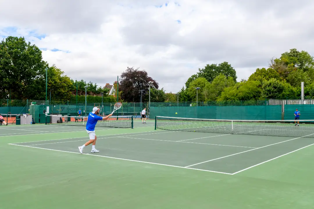 Adult tennis coaching