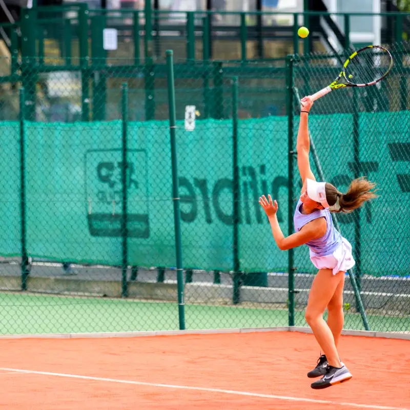 Adult tennis coaching session at Bromley Sports Club