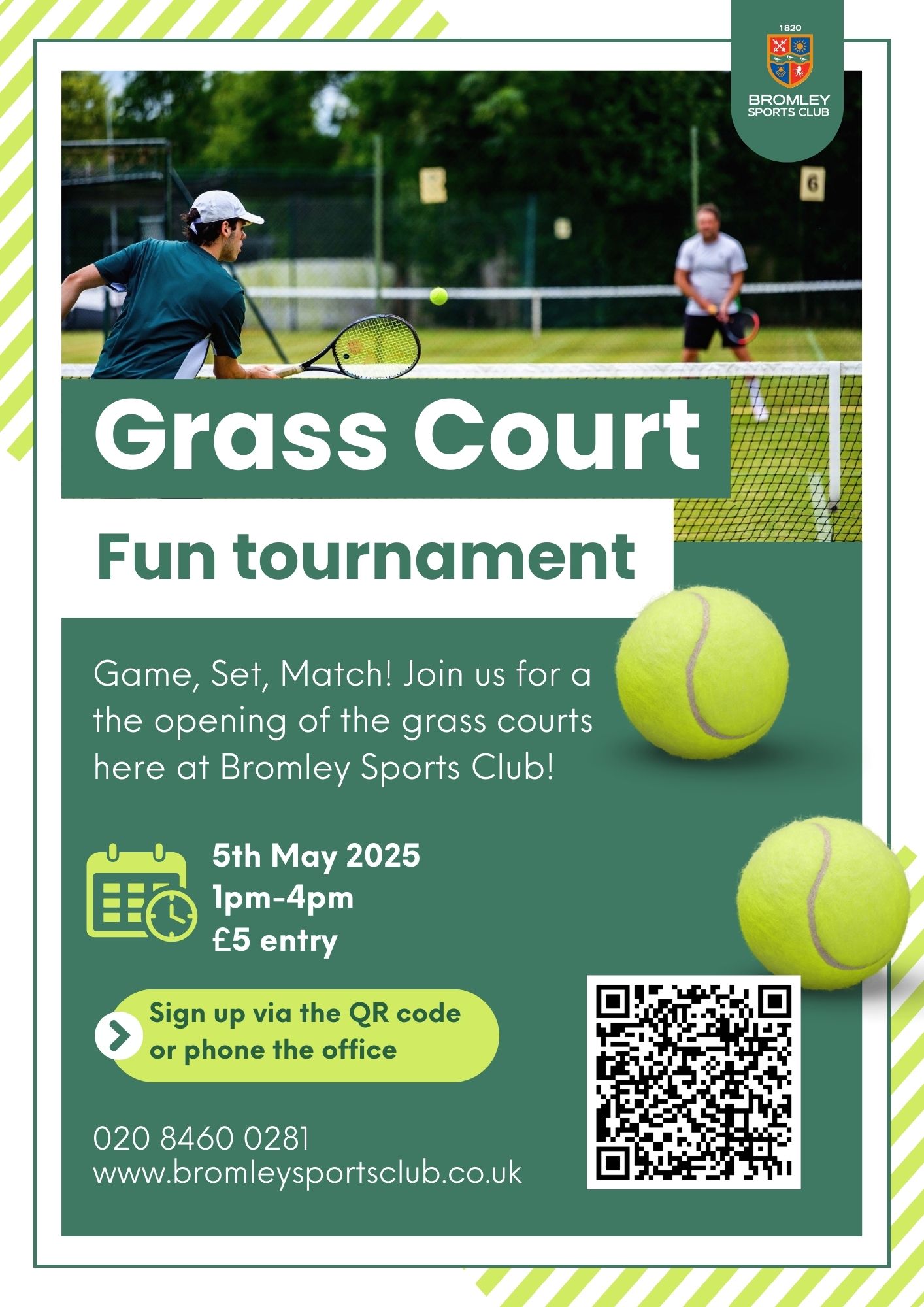 Grass court tennis