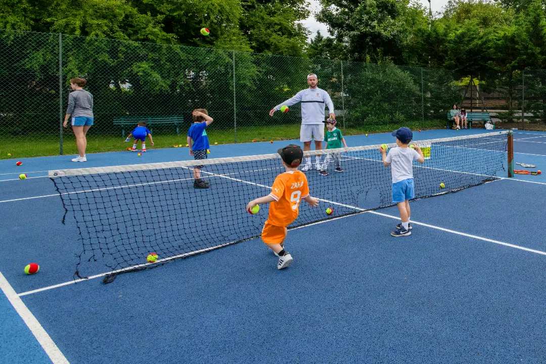 Junior tennis coaching