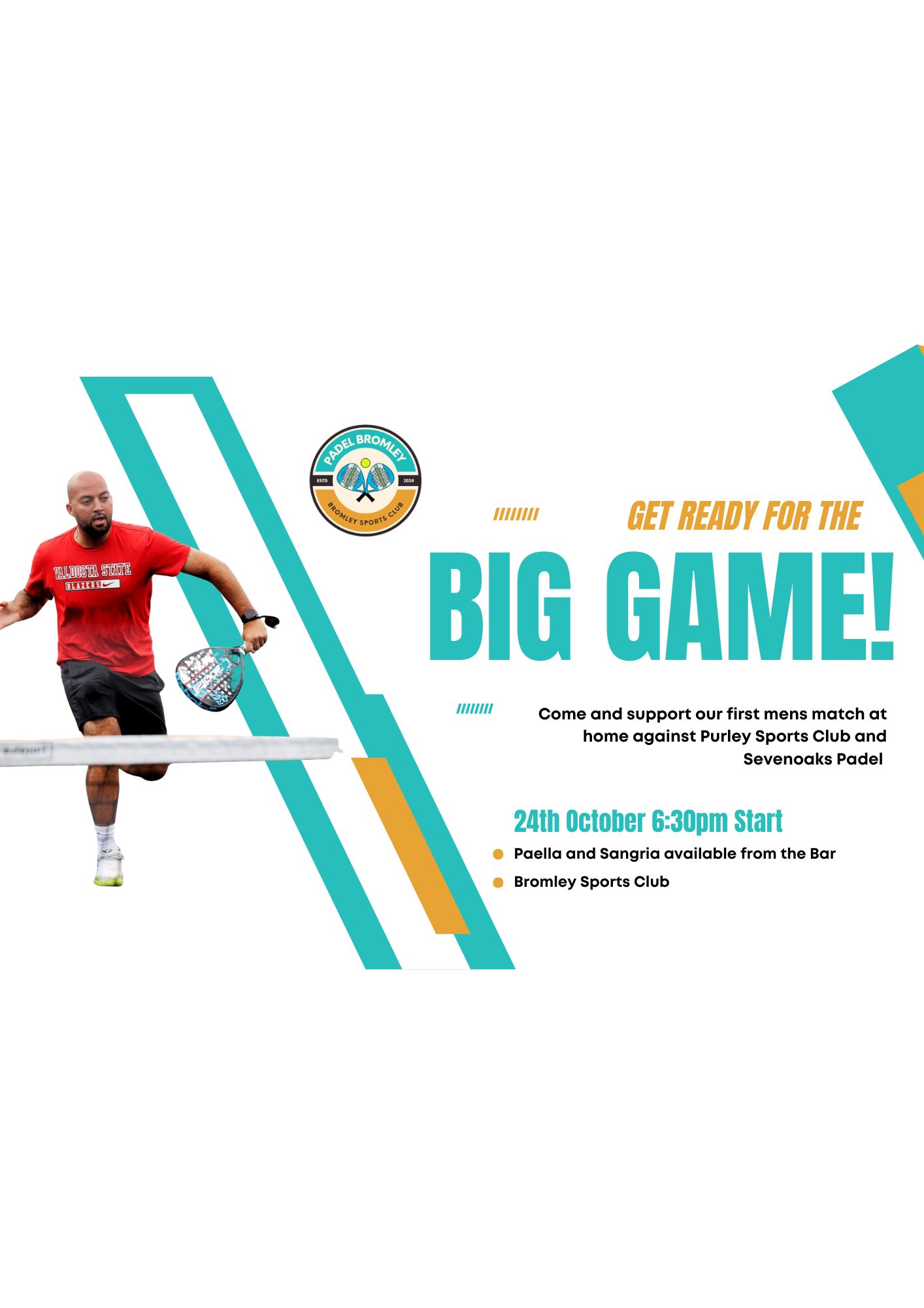 Padel match landscape