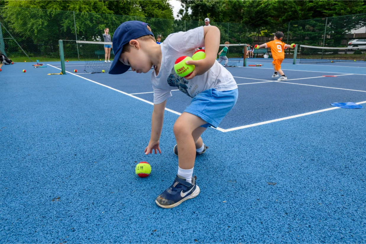 Children at a tennis holiday camp at Bromley Sports Club, photo 4